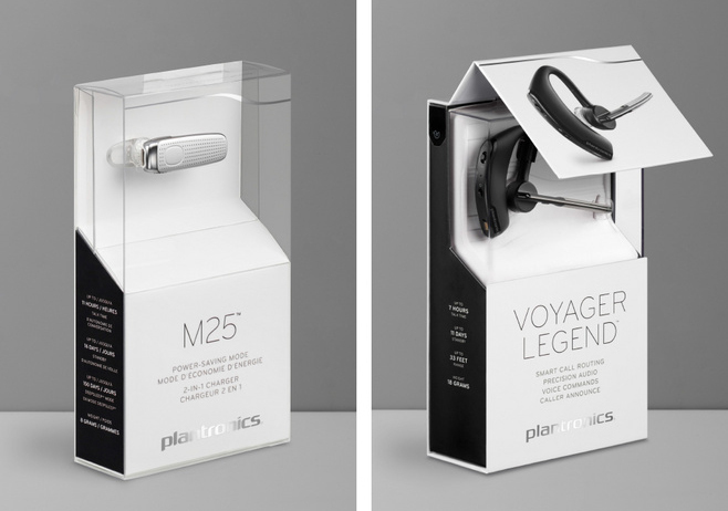 简约与科技感的交融 电子产品耳机包装的平面设计艺术